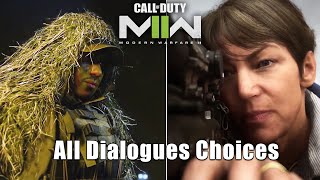 Gaz and Laswell Dialogues (All Choices) Call of Duty Modern Warfare 2