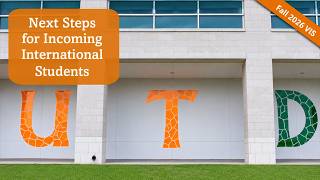 Next Steps for Incoming International Students
