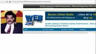 Expression Web 4 Tutorial : Creating inline frames for your html document