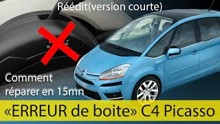 RÉPARATION - C4 PICASSO réédit COMMENT Changer mon levier de vitesse