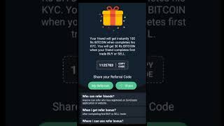 Free 100/-Rs Bitcoin link in description