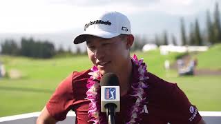 Collin Morikawa Recaps Performance at 2025 The Sentry, Near Tournament Win vs. Hideki Matsuyama