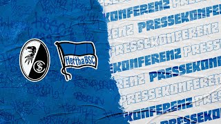 Pressekonferenz nach SC Freiburg | Hertha BSC | Bundesliga