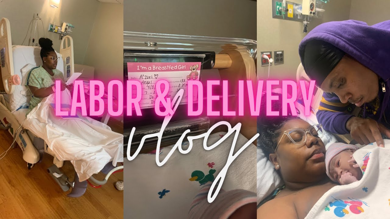 Labor Delivery Vlog Induced At 40 Weeks Youtube