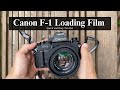 Tutorial: How to Load Film Into a Canon F-1 new (F-1, F-1n) Quick and Easy to Follow Along