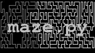 maze py: simple curses pipes written in Python