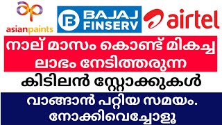 ചുരുങ്ങിയ കാലം കൊണ്ട് മികച്ച ലാഭം നേടിത്തരുന്ന | കിടിലൻ ഓഹരികൾ | തളർച്ചയിൽ ബെസ്റ്റ് ടൈമിംഗ്