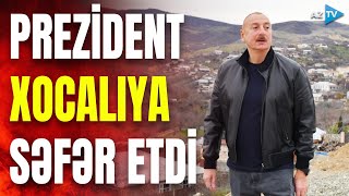 Prezident İlham Əliyev Xocalı rayonunun Xanabad kəndində olub