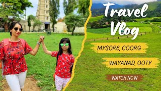 South India Travel Vlog - Mysore, Coorg, Wayanad \u0026 Ooty | Best Itinerary for 8 days Trip