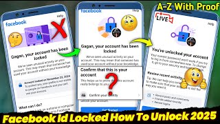 Facebook Account Locked How To Unlock 2025? | How to unlock facebook account | Fb unlock kaise kare?