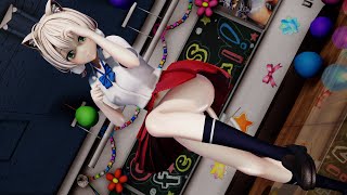 【ＭＭＤ】うい〇まちゃんの格闘練習に付き合ってみた【Ray-MMD1.52　ぱんつ注意】