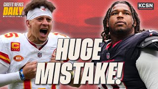 The Texans made a HUGE mistake before taking on the Chiefs! | CND 12/20