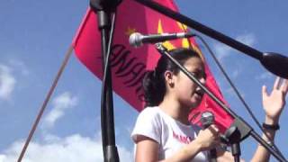 May Day speech of Charise Bañez of Anakbayan