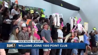 Ashton Williams reaches 1,000 points