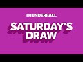 The National Lottery Thunderball draw results from Saturday 29 June 2024