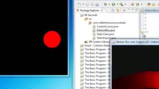 JAVA Programming Tutorial Motion Blur with Graphics2D
