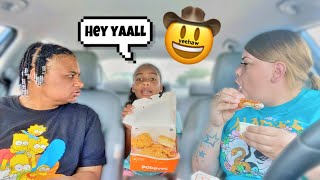 TALKING COUNTRY TO SEE MY PARENTS REACTION!! -POPEYES MUKPRANK