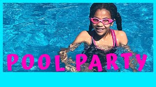 Summer Pool Party Vlog | Destini’s Tween Life | Girl Squad