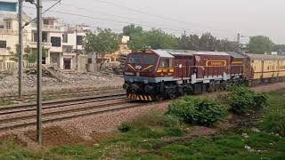 04662 Jammu Tawi Barmer Shalimar Express With  Dhilika WDP 4B Entered Muzaffarnagar