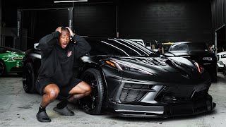 The HARDEST C8 CORVETTE in HOUSTON 🔥| Final Build Reveal | Training | Valentines Prep & More !