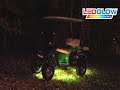 ledglow yellow led 4 seater golf cart underglow