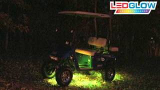 LEDGlow | Yellow LED 4 Seater Golf Cart Underglow