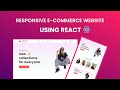 Create Responsive Ecommerce Website Using React JS