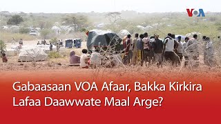 Gabaasaan VOA Afaar, Bakka Kirkira Lafaa Daawwate Maal Arge?  | VOA Afaan Oromoo