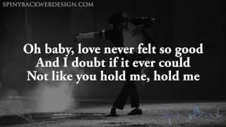 Michael Jackson Ft Justin Timberlake - Love Never Felt So Good Lyrics On Screen