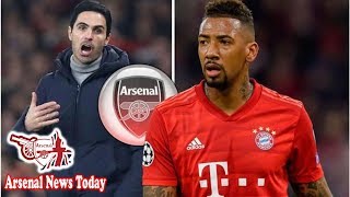 Arsenal's stance on sealing Jerome Boateng transfer for Mikel Arteta in January emerges- news today