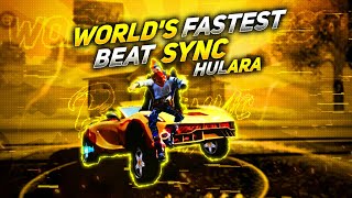 World's Fastest Beat Sync Montage || Best Edited Free Fire Montage || Hulara