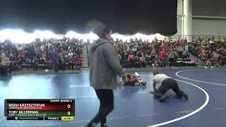 Big Grade 7 And 8 77 Toby Billerman Perry Meridian Wrestling Club Vs Noah Krzysztofiak Grindhouse