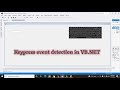 key press event detection in vb.net | how to detect a keypress in visual basic.net