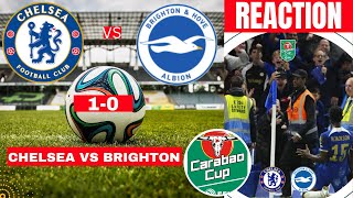 Chelsea vs Brighton 1-0 Live Stream Carabao Cup England EFL Football Match Score reaction Highlights