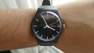 SWATCH 'Mono Black' Watch For Men Review [My First Swatch]