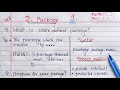 User-defined Package in Java | Learn Coding