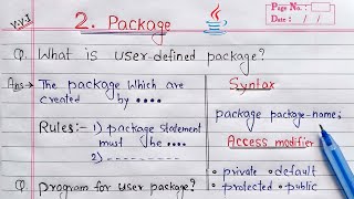 User-defined Package in Java | Learn Coding