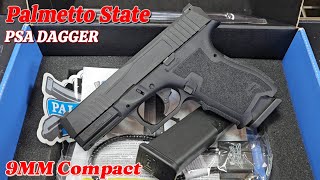 Palmetto state armory PSA DAGGER COMPACT 9mm Pistol Unboxing and Review. #psa #9mmpistol #dagger