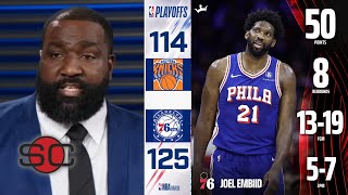 Joel Embiid is the best player in world - ESPN on Embiid 50 Pts to 76ers root Kn