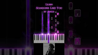 Learn Someone Like You Intro - Piano Visualizer Tutorial! #music #piano #shorts