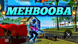 Mehbooba ❤️ ( KGF 2 ) || Freefire Beat Sync Montage || GAMING US LOVER