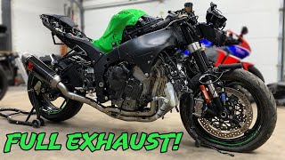 Rebuilding A Wrecked 2021 Kawasaki ZX10R (Part 7)