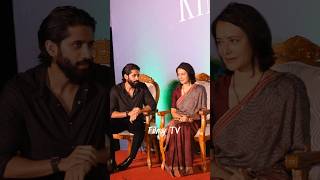 Naga Chaitanya and Amala at ANR 100th Birthday celebrations