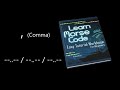 Morse Code Tutorial - [ , ] Comma