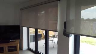 Motorised roller blinds with the new Somfy Sonesse 30 WF motors