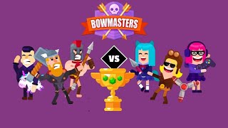 Bowmasters Gameplay | Random Characters Gameplay