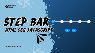 🚀 Build a Step Progress Bar Using HTML, CSS & JavaScript | Beginner Friendly!