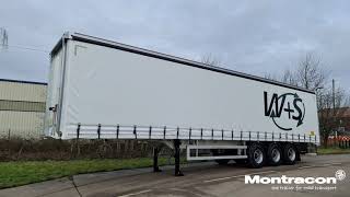 WS Recycling brand new Montracon Curtainsider.