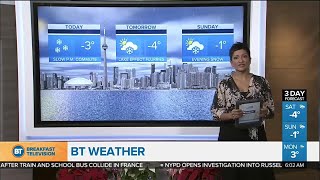 Toronto slowly climbs out of the deep freeze, but some snow on the way