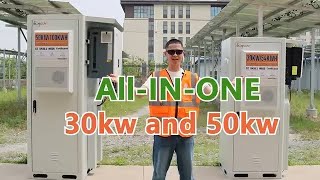 Bluesun Solar 30kw/50kw all in one cabinet